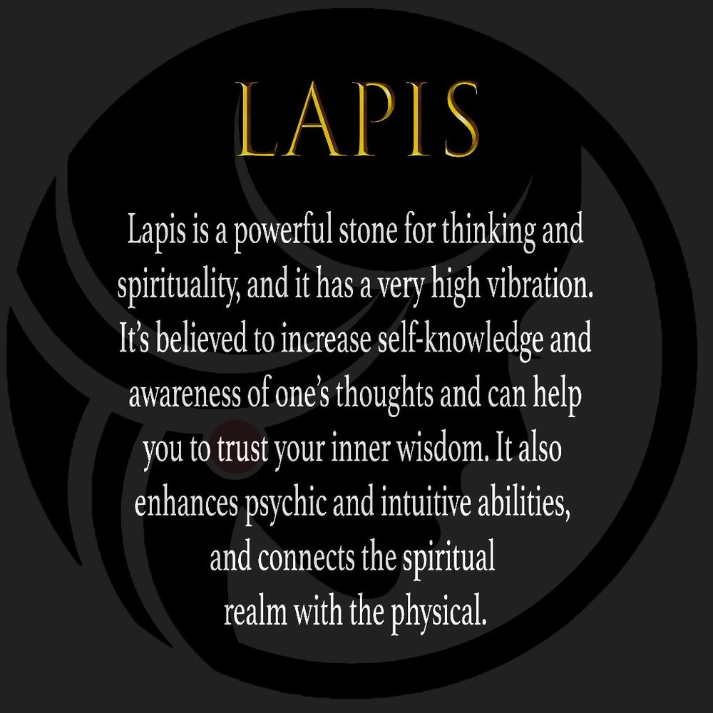 Genuine Lapis stone with link style chain. - Picture 2 of 4